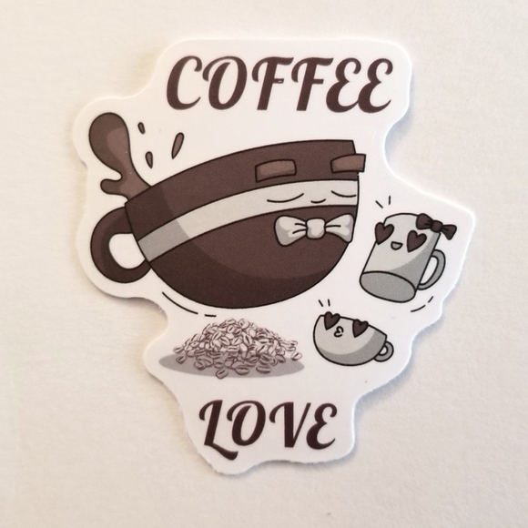 10/$10 Coffee Love Sticker - Picture 1 of 1